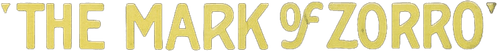 The Mark of Zorro