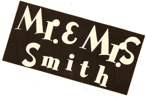 Mr. & Mrs. Smith