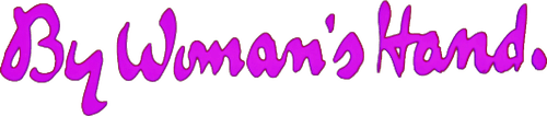By Woman's Hand