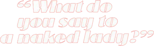 What Do You Say to a Naked Lady?